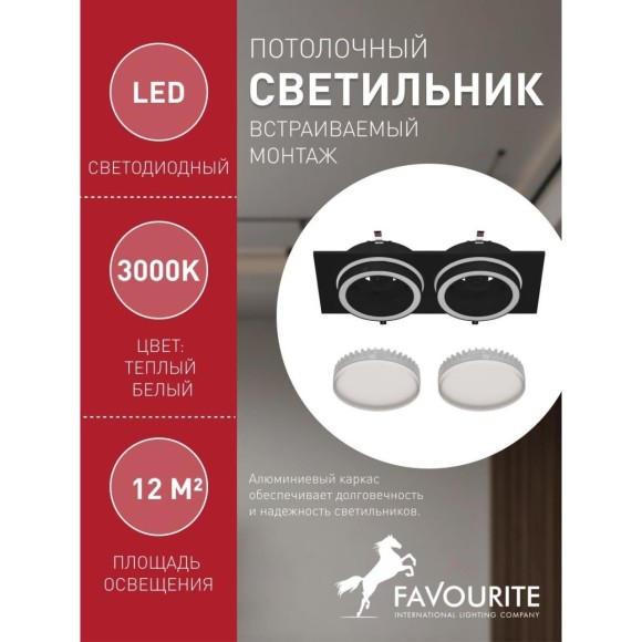 Точечный светильник Vasto 4651-2C