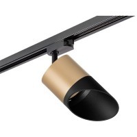 Однофазный двужильный трековый светильник Lightstar R1T349087 Rullo под сменную лампу GX53