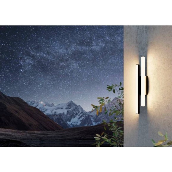 900133 Уличный настенный светильник SERRICELLA, LED 2X4,5W, 1100lm, IP55, L100, H495, A60, сталь с ц 900133 Уличный настенный светильник SERRICELLA, LED 2X4,5W, 1100lm, IP55, L100, H495, A60, сталь с ц