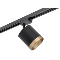 Однофазный двужильный трековый светильник Lightstar R1T348790 Rullo под сменную лампу GX53