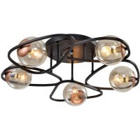 Люстра потолочная Lussole LSP-8410 CHILTON IP21 под лампы 5xE14 200W