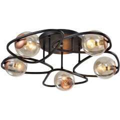 Люстра потолочная Lussole LSP-8410 CHILTON IP21 под лампы 5xE14 200W