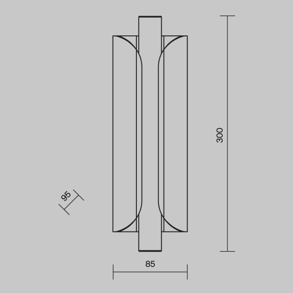 Бра светодиодное Interstellar MOD309WL-L4GR4K