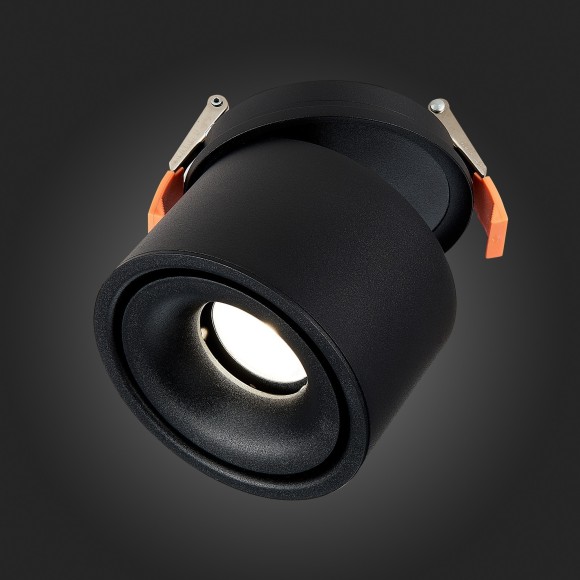 ST652.448.12 Св-к встр. Черный LED 1*12W 4000K 1 000Lm Ra90 36° IP20 D100xH105 170-240VV Встраиваемые светильники