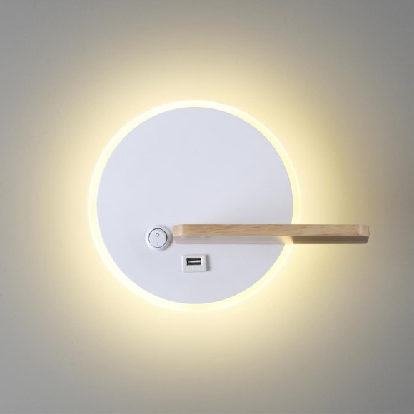 5634/9WL LEDIO LN23 038 белый Бра LED 9W 3000K 455Лм 220V WINNIE 5634/9WL LEDIO LN23 038 белый Бра LED 9W 3000K 455Лм 220V WINNIE