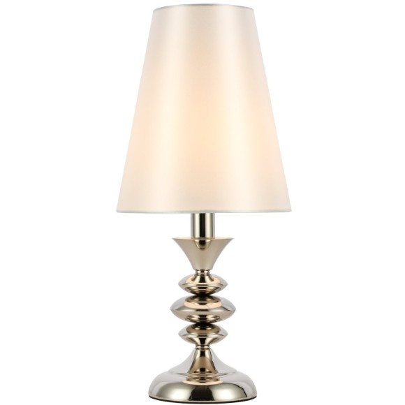 SL1137.104.01 Прикроватная лампа Никель/Белый E14 1*40W RIONFO SL1137.104.01 Прикроватная лампа Никель/Белый E14 1*40W RIONFO