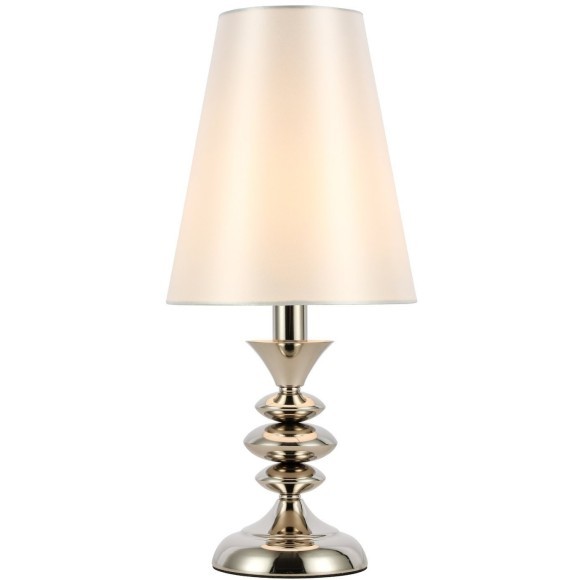 SL1137.104.01 Прикроватная лампа Никель/Белый E14 1*40W RIONFO SL1137.104.01 Прикроватная лампа Никель/Белый E14 1*40W RIONFO