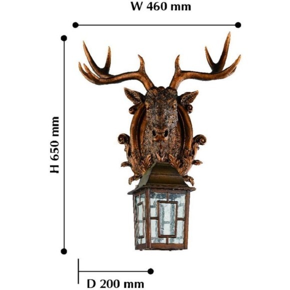 Настенный фонарь уличный Hunt 2078-1W Настенный фонарь уличный Hunt 2078-1W