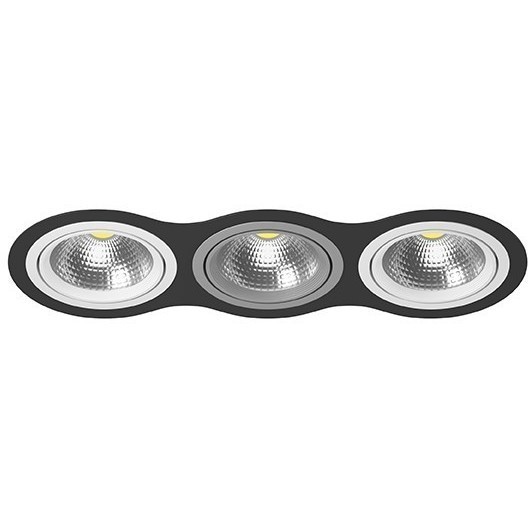 Встраиваемый светильник Lightstar i937060906 Intero 111 под лампы 3xGU10 150W