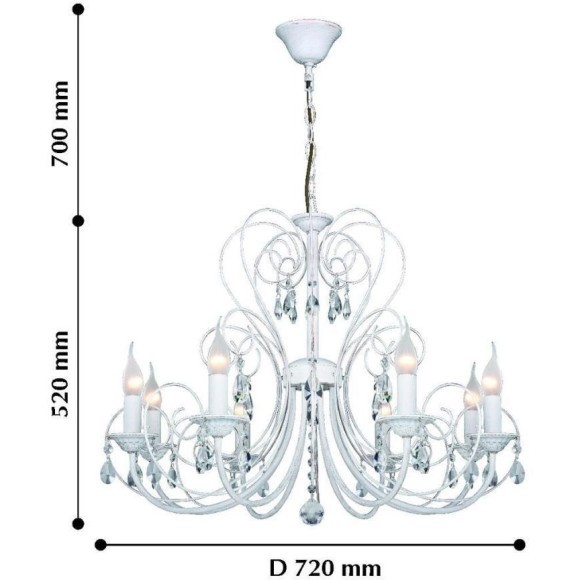 Подвесная люстра Versailles 2157-8P