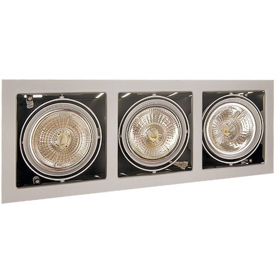 Встраиваемый светильник Lightstar 214137 Cardano под лампы 3xAR111 150W Встраиваемый светильник Lightstar 214137 Cardano под лампы 3xAR111 150W