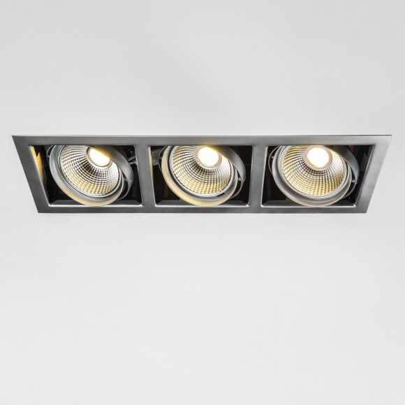 Встраиваемый светильник Lightstar 214137 Cardano под лампы 3xAR111 150W Встраиваемый светильник Lightstar 214137 Cardano под лампы 3xAR111 150W