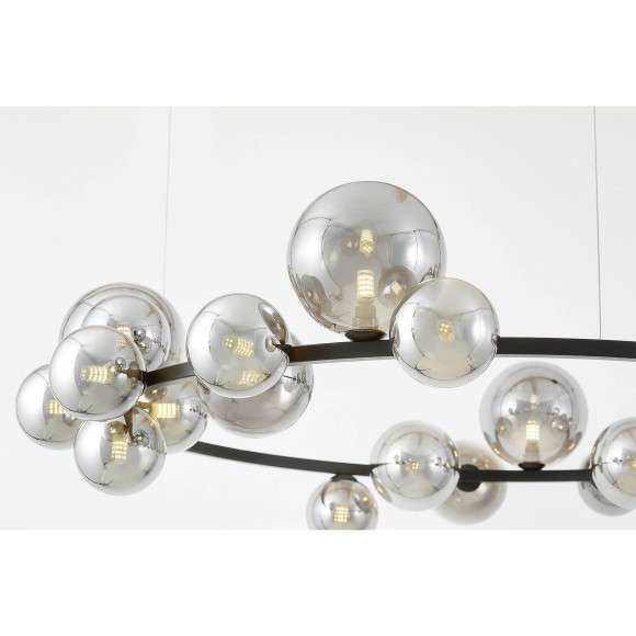 Подвесной светильник Lumina Deco LDP 7033-24 BK+GY