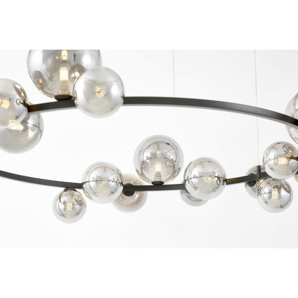 Подвесной светильник Lumina Deco LDP 7033-24 BK+GY