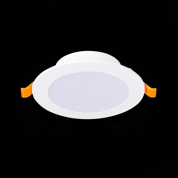 ST210.538.08 Св-к встр. Белый LED 1*8W 3000K 640Lm Ra80 110° IP20 D120xH30 220-240V Встраиваемые светильники