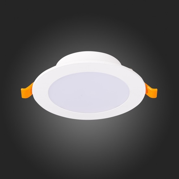 ST210.538.08 Св-к встр. Белый LED 1*8W 3000K 640Lm Ra80 110° IP20 D120xH30 220-240V Встраиваемые светильники