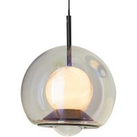 4031/00/01P Stilfort Geolight (Джеолайт) Черный подвесной светильник с прозрачным каменным плафоном LED