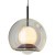 4031/00/01P Stilfort Geolight (Джеолайт) Черный подвесной светильник с прозрачным каменным плафоном LED