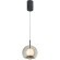 4031/00/01P Stilfort Geolight (Джеолайт) Черный подвесной светильник с прозрачным каменным плафоном LED