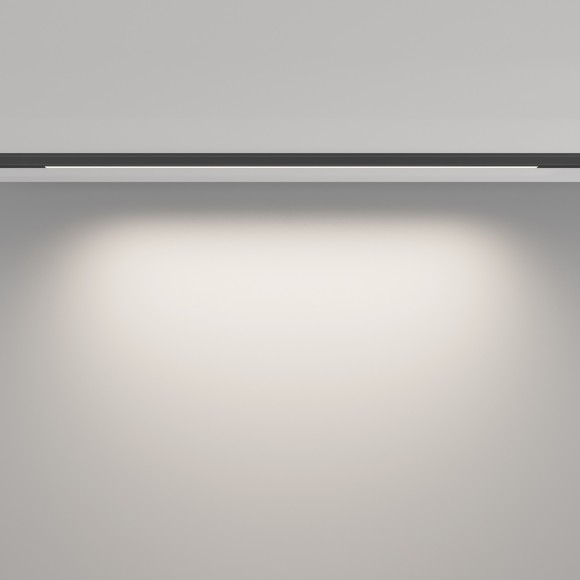 TR190-1-10W4K-B Ультратонкий трековый диммируемый по TRIAC 0/1-10V магнитный светодиодный светильник Maytoni Levity CRI90+ 4000К 720Лм 100° 10Вт