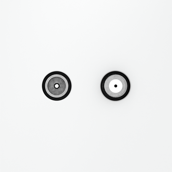 Розетка телевизионная встраиваемая VOLTUM S70 оконечная TV+SAT, (белый матовый)