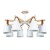 Люстра потолочная Arte Lamp A7032PL-8WH Thomas под лампы 8xE27 60W