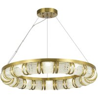 SL6011.313.01 Светильник подвесной ST-Luce Латунь/Прозрачный LED 1*65W ESME