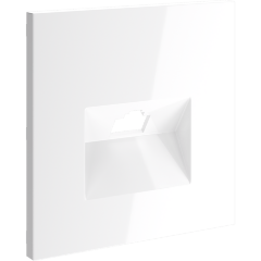 Накладка для розетки компьютерной RJ45 кат.6, S70 (белый глянцевый) Накладка для розетки компьютерной RJ45 кат.6, S70 (белый глянцевый)