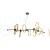 Люстра Crystal Lux ARMONICA SP8 BLACK/BRASS V2 1121/308
