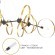 Люстра Crystal Lux ARMONICA SP8 BLACK/BRASS V2 1121/308
