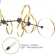Люстра Crystal Lux ARMONICA SP8 BLACK/BRASS V2 1121/308