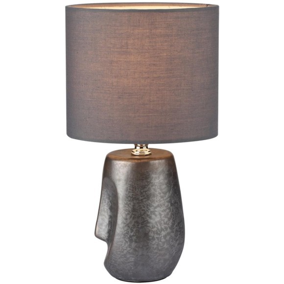 8147/1T MODERNI LN25 серый, керамика/текстиль Настольная лампа Е27 1*60W 220V AKIVI