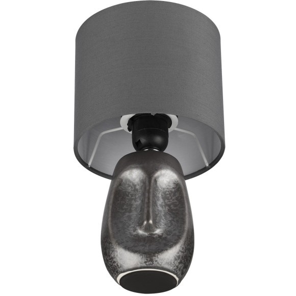 8147/1T MODERNI LN25 серый, керамика/текстиль Настольная лампа Е27 1*60W 220V AKIVI