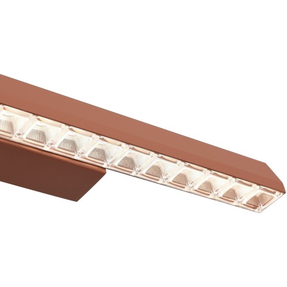 SL1018.623.01 Светильник настенный ST-Luce терракотовый/прозрачный LED 1*11W 4000K EUCLIDICS