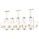 Люстры Crystal Lux NICOLAS SP12 L1600 GOLD/WHITE