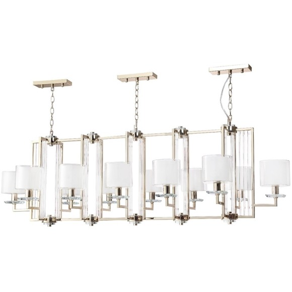 Люстры Crystal Lux NICOLAS SP12 L1600 GOLD/WHITE