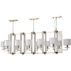 Люстры Crystal Lux NICOLAS SP12 L1600 GOLD/WHITE Люстры Crystal Lux NICOLAS SP12 L1600 GOLD/WHITE