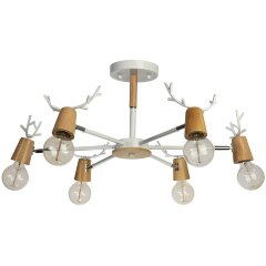 10024/6 White Люстра на штанге LOFT IT Sven 10024/6 White Люстра на штанге LOFT IT Sven