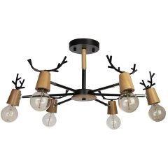 10024/6 Black Люстра на штанге LOFT IT Sven