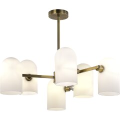 SLE1047-302-06 Светильник потолочный Бронза/Молочно-белый E14 6*40W NOBILIA SLE1047-302-06 Светильник потолочный Бронза/Молочно-белый E14 6*40W NOBILIA