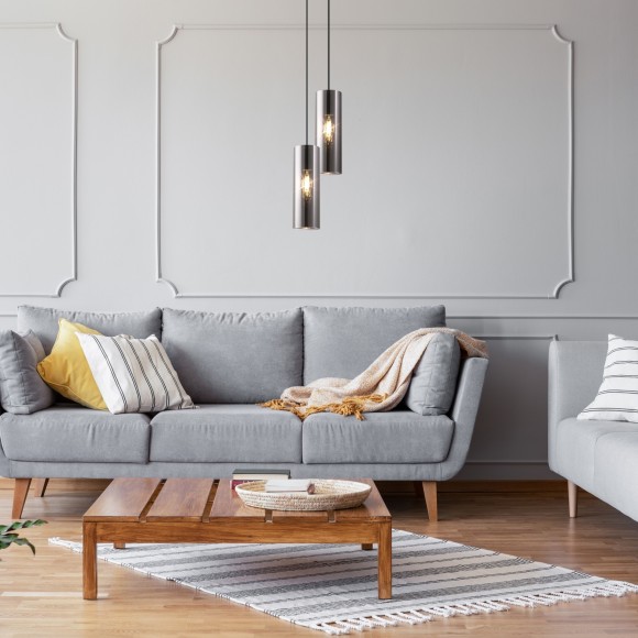 Подвесной светильник цилиндр Maytoni P011PL-01CH Gioia под лампу 1xE14 40W