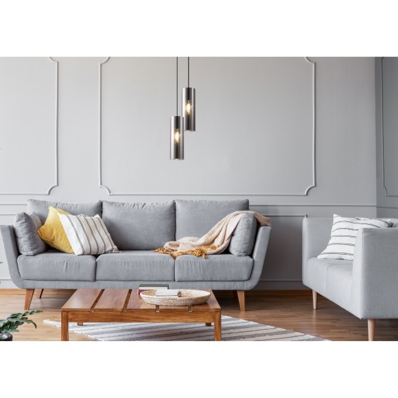 Подвесной светильник цилиндр Maytoni P011PL-01CH Gioia под лампу 1xE14 40W