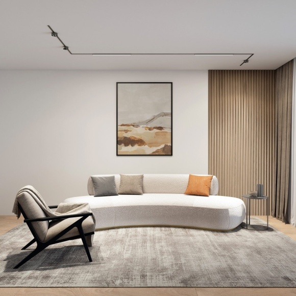 DK5772-DN Трековый магнитный светодиодный светильник Denkirs Shine 48V CRI90+ 3000К 390Лм 24° 6Вт