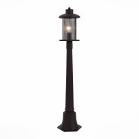 SL080.415.01 Светильник уличный наземный ST-Luce Темный кофе/Прозрачный, Темный кофе E27 1*60W LASTERO