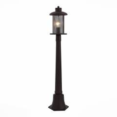 SL080.415.01 Светильник уличный наземный ST-Luce Темный кофе/Прозрачный, Темный кофе E27 1*60W LASTERO SL080.415.01 Светильник уличный наземный ST-Luce Темный кофе/Прозрачный, Темный кофе E27 1*60W LASTERO