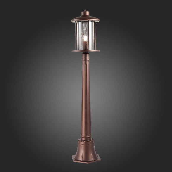 SL080.415.01 Светильник уличный наземный ST-Luce Темный кофе/Прозрачный, Темный кофе E27 1*60W LASTERO