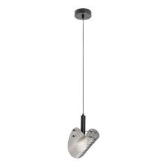 LSP-7508 LUSSOLE ISLIP черный подвесной светильник с серым акриловым плафоном, LED 3 Вт, 4000 К, 270 Лм, IP20, 220 В LSP-7508 LUSSOLE ISLIP черный подвесной светильник с серым акриловым плафоном, LED 3 Вт, 4000 К, 270 Лм, IP20, 220 В