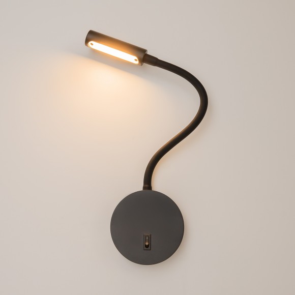 Настенный светильник на гибкой ножке Maytoni C035WL-L3B3K Stem светодиодный LED 3W