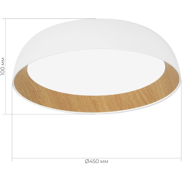 SLE1812-502-01 ST Luce CRI80 Светильник потолочный, LED, 4000K IP20, muse металлический накладной интерьерный, угол 120°