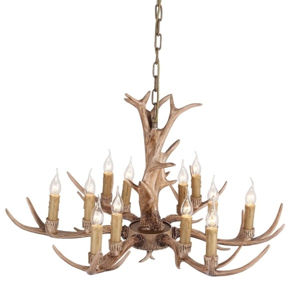 SL153.703.12 Люстра подвесная ST-Luce Светло-Коричневый E14 12*40W RENNA